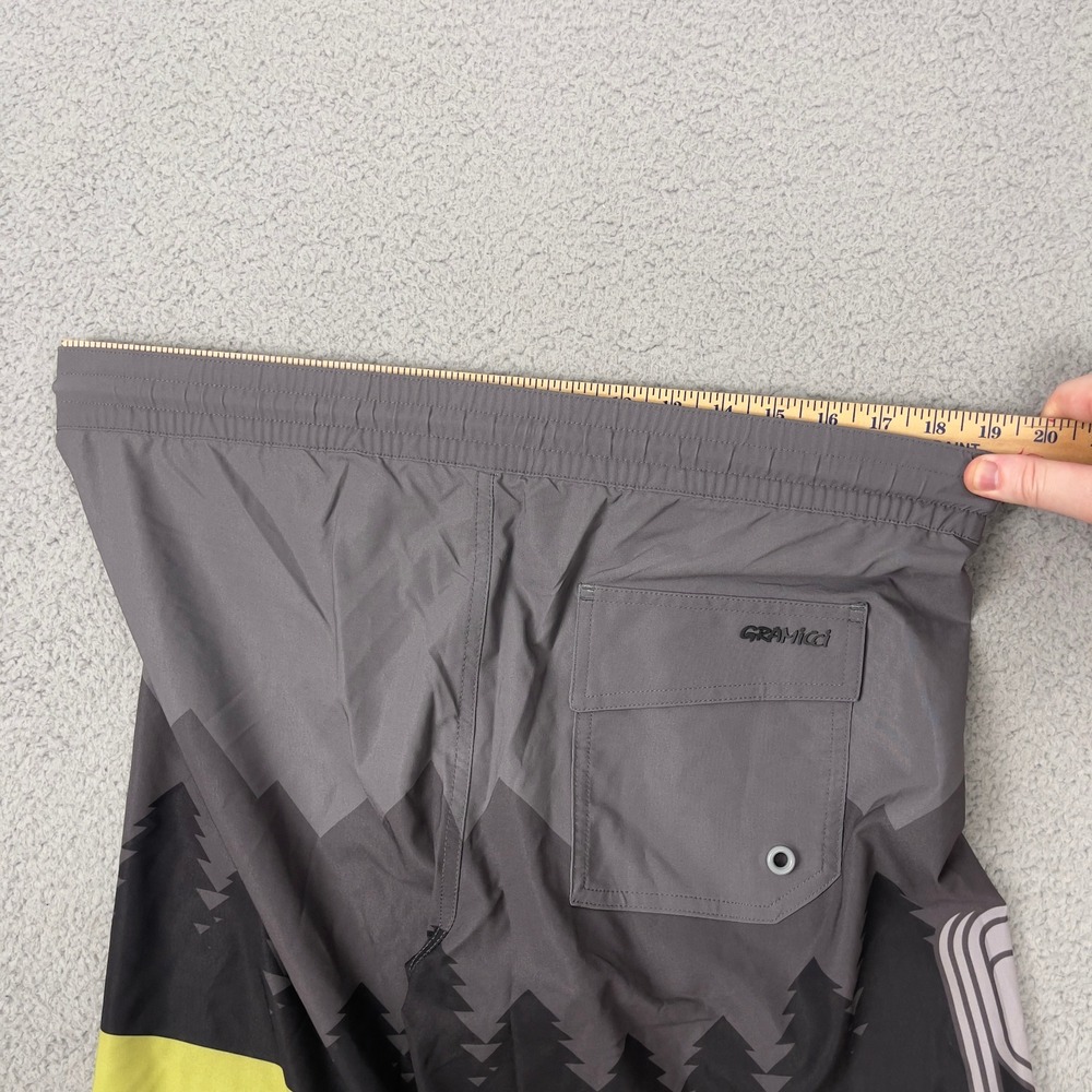 Grammici Board Shorts Mens XL Gray Hybrid Outdoor Unlined Pocket Swim Beach Hike - Picture 8 of 10